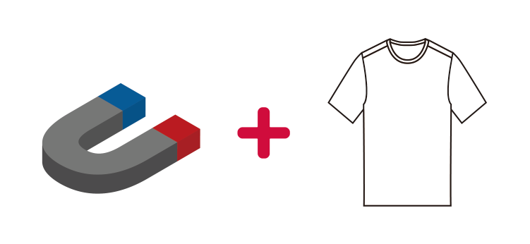 ファッションと磁気の融合